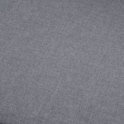 5-Seater Sofa Light Grey Fabric