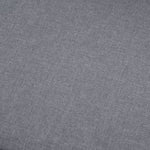 2-Seater Sofa Light Grey Fabric