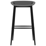 Bar Chairs 4 pcs Grey