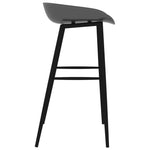 Bar Chairs 4 pcs Grey