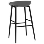 Bar Chairs 4 pcs Grey
