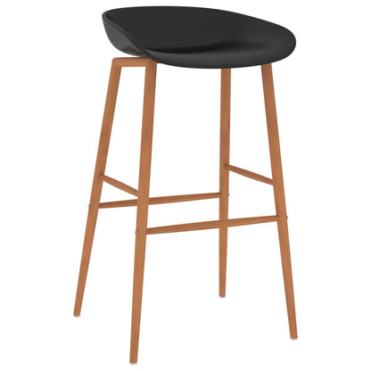 Bar Chairs 4 pcs Black