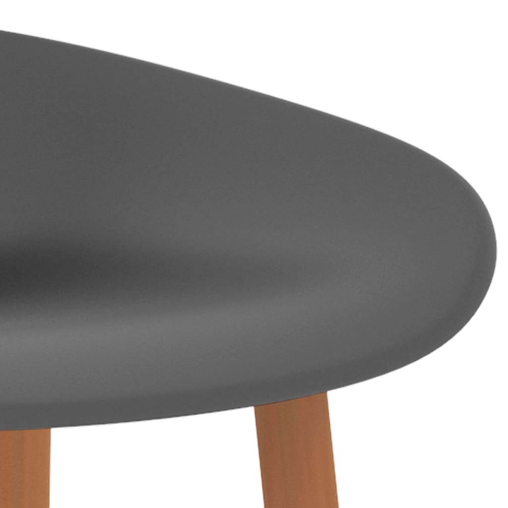 Bar Chairs 4 pcs Grey