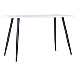 Dining Table White and Black
