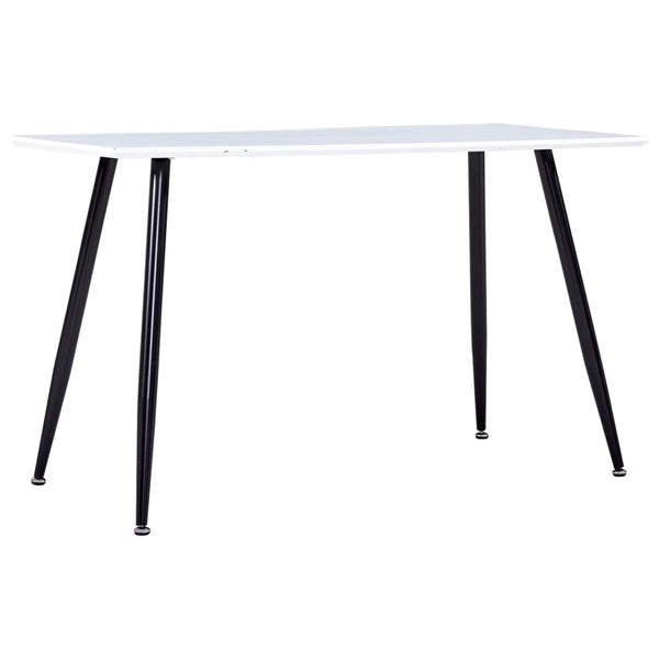  Dining Table White and Black