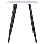 Dining Table White and Black