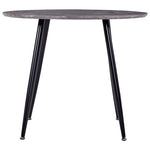 Dining Table Concrete and Black MDF