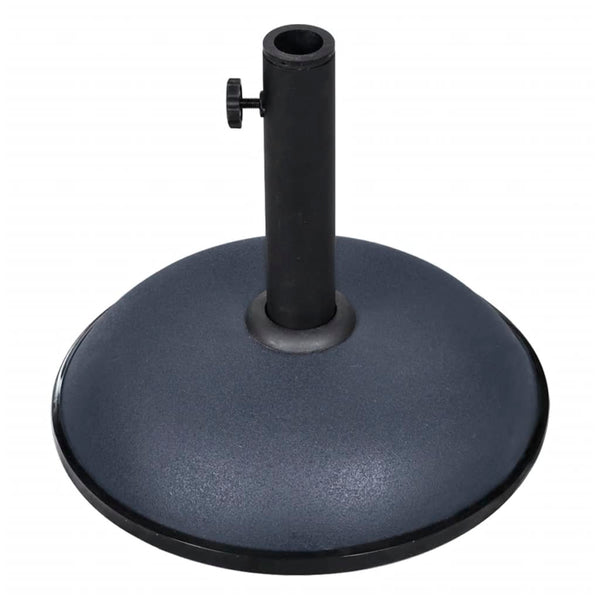  Parasol Base 11 kg Dark Grey Steel and Cement