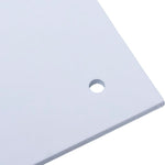 Parasol Base White Steel Square 17 kg