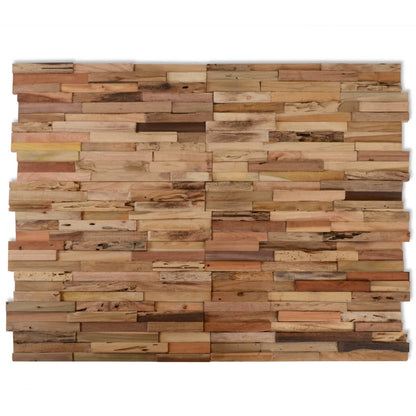Wall Cladding Panels  20 pcs Recycled Teak 2 mÂ²