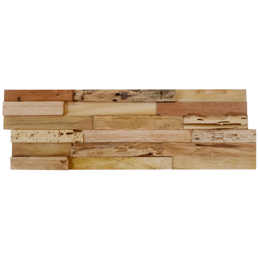 Wall Cladding Panels  20 pcs Recycled Teak 2 mÂ²