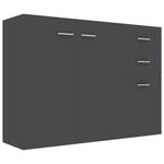 Sideboard Grey 105x30x75 cm Chipboard