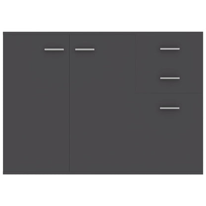 Sideboard Grey 105x30x75 cm Chipboard