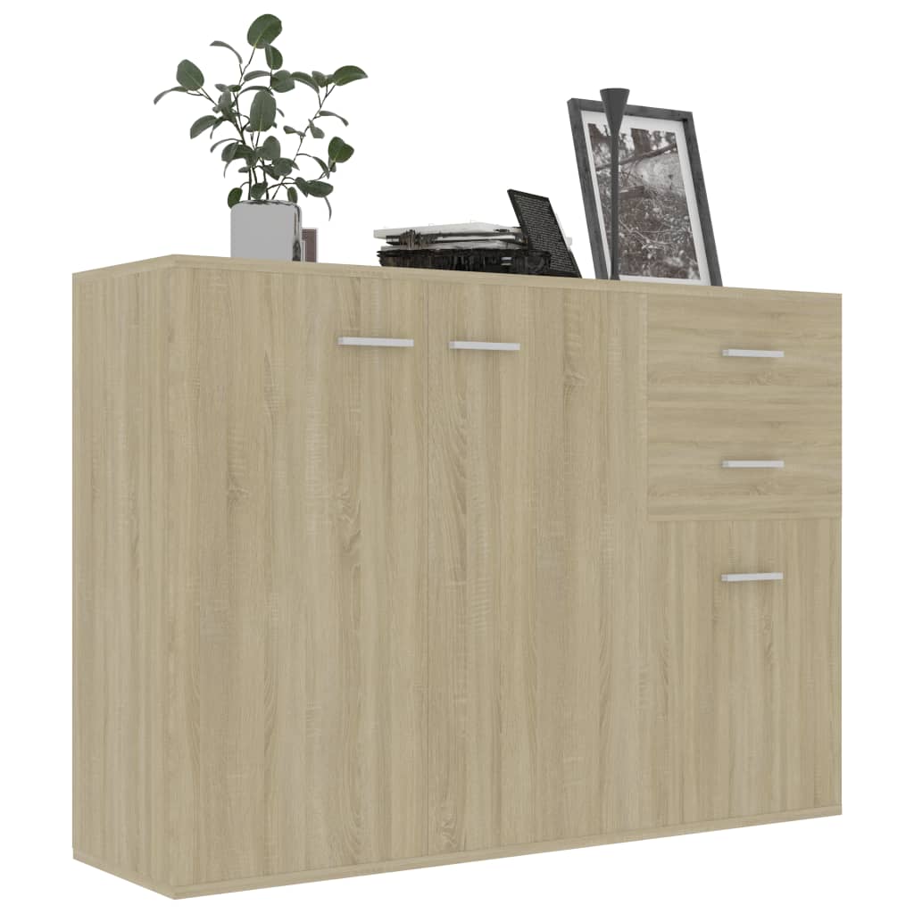 Sideboard Sonoma Oak 105x30x75 cm Chipboard