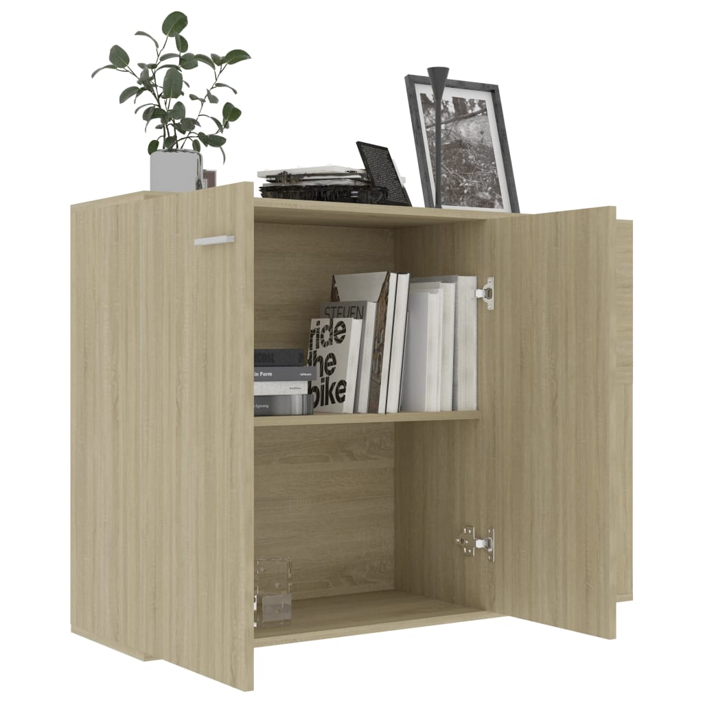 Sideboard Sonoma Oak 105x30x75 cm Chipboard