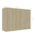 Sideboard Sonoma Oak 105x30x75 cm Chipboard