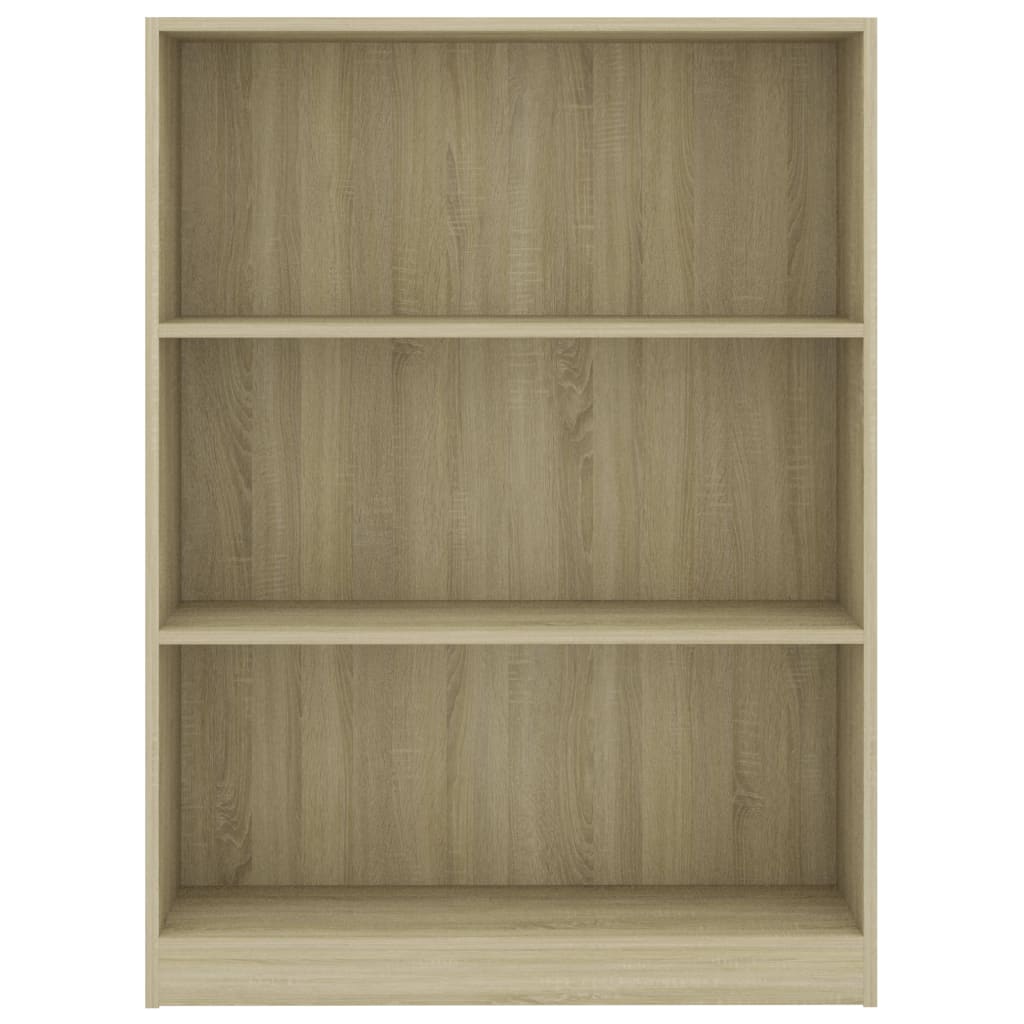 Bookshelf Sonoma Oak 80x24x108 cm Chipboard