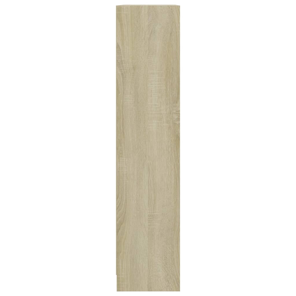Bookshelf Sonoma Oak 80x24x108 cm Chipboard