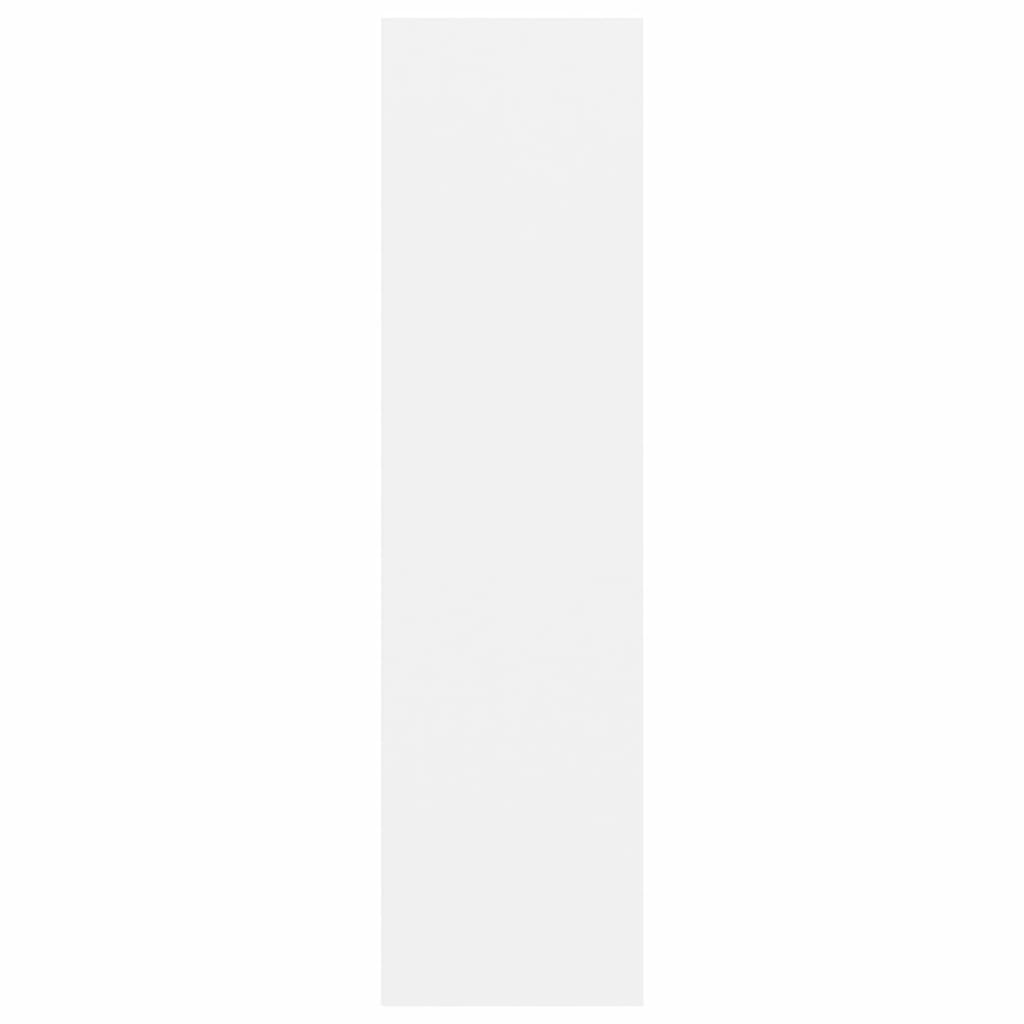 3-Tier Book Cabinet White 40x30x114 cm Chipboard