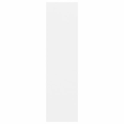 3-Tier Book Cabinet White 40x30x114 cm Chipboard