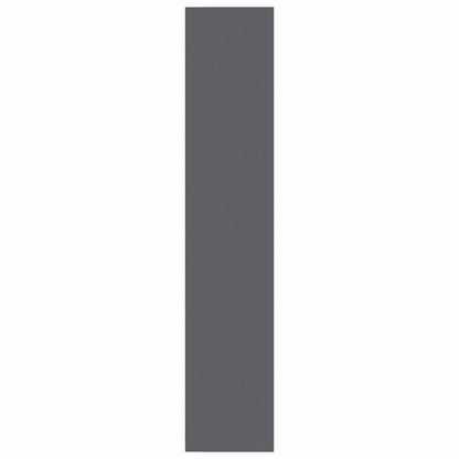 4-Tier Book Cabinet Grey 60x30x151.5 cm Chipboard