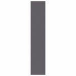 4-Tier Book Cabinet Grey Chipboard