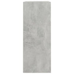 2-Tier Book Cabinet Concrete Grey Chipboard