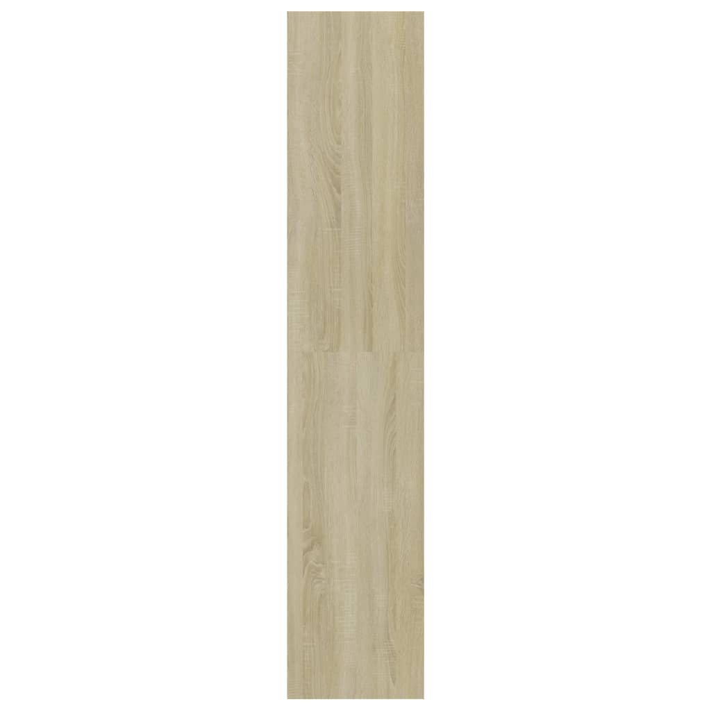 4-Tier Book Cabinet Sonoma Oak 80x30x151.5 cm Chipboard