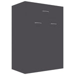 Shoe Cabinet Grey 60x35x84 cm Chipboard