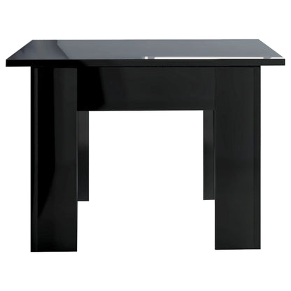 Coffee Table High Gloss Black 100x60x42 cm Chipboard