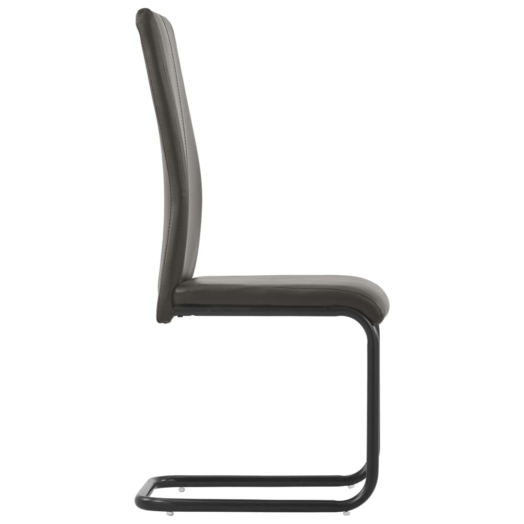 Dining Chairs 6 pcs Brown Faux Leather
