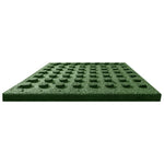 Fall Protection Tiles 6 pcs Rubber 50x50x3 cm Green