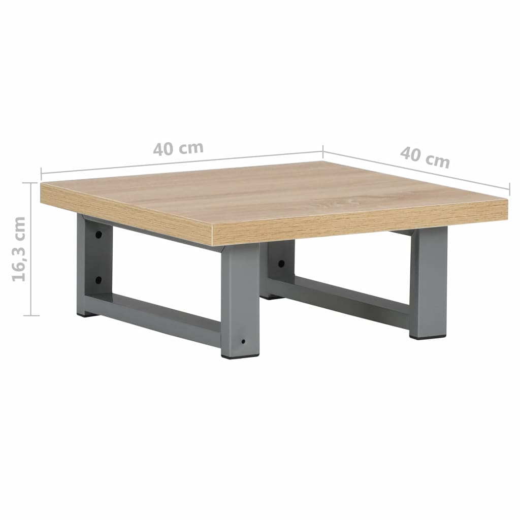 Two Piece Bathroom Furniture Set Ceramic Oak