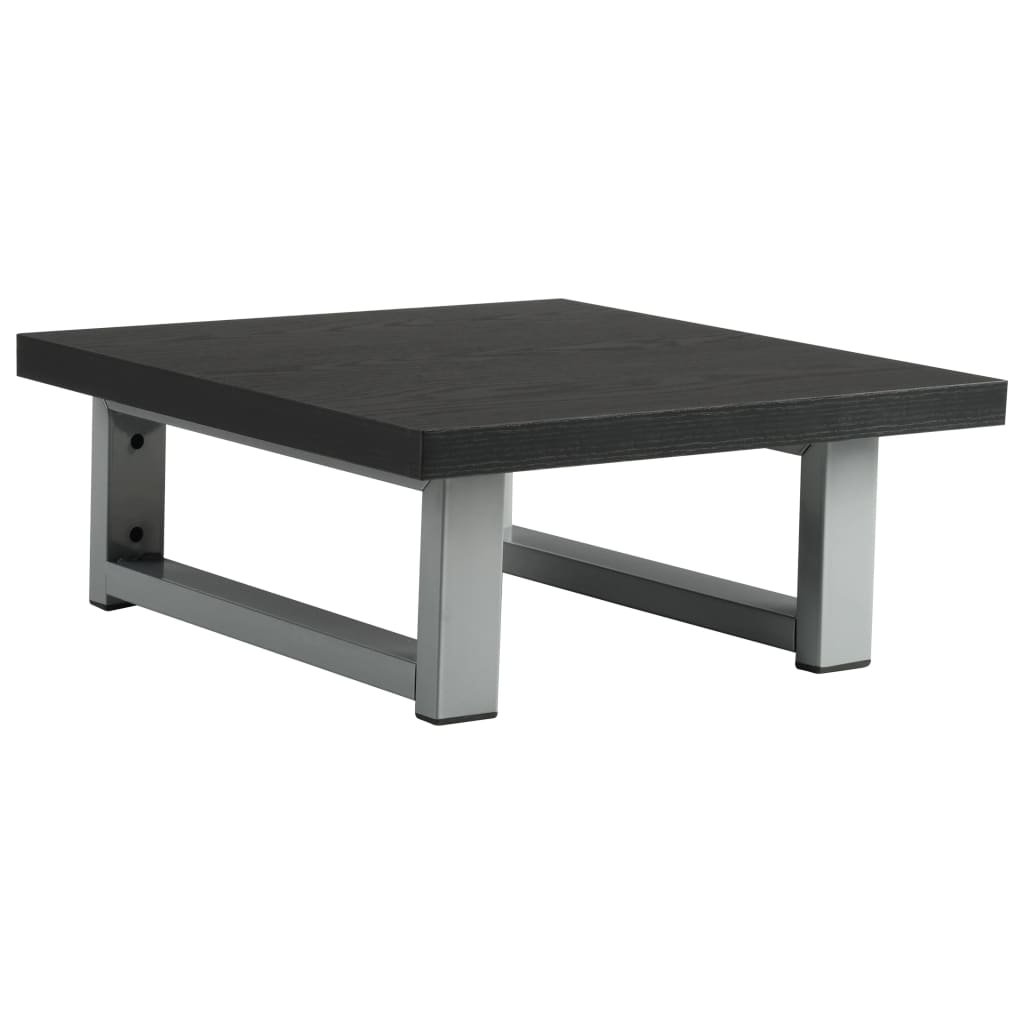 Two Piece Bathroom Furniture Set Ceramic Black