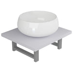 Two Piece Bathroom Furniture Set Ceramic White