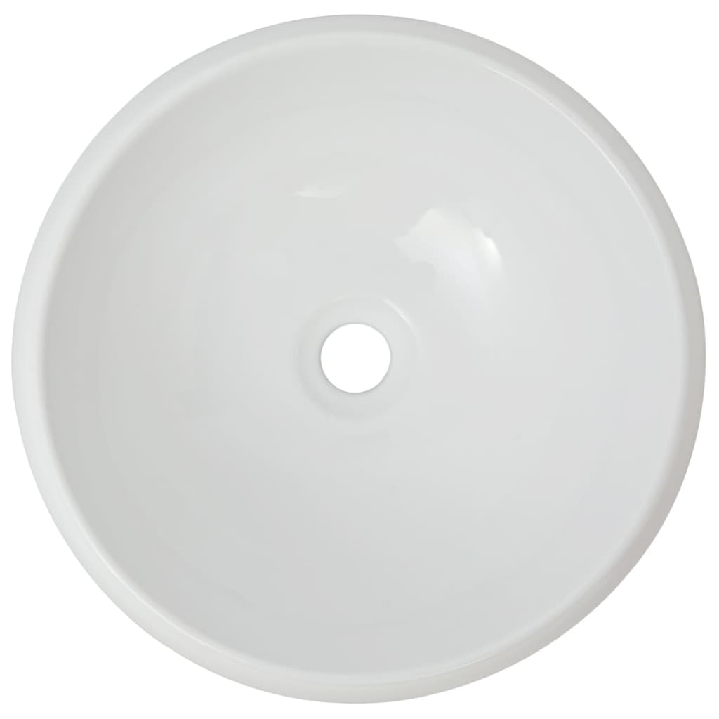 Two Piece Bathroom Furniture Set Ceramic White