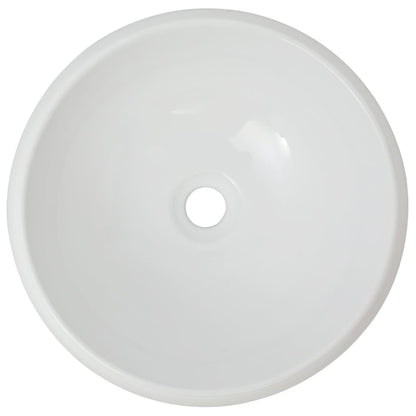Two Piece Bathroom Furniture Set Ceramic White