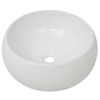 Two Piece Bathroom Furniture Set Ceramic White