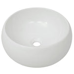 Two Piece Bathroom Furniture Set Ceramic White