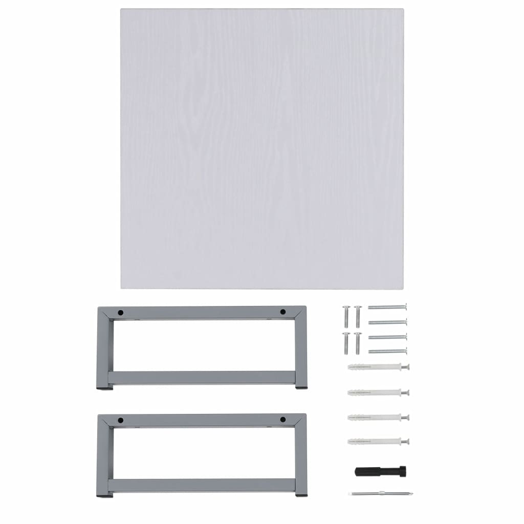 Two Piece Bathroom Furniture Set Ceramic White