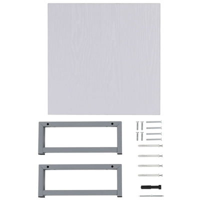 Two Piece Bathroom Furniture Set Ceramic White