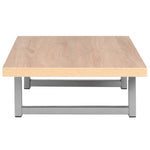 Two Piece Bathroom Furniture Set Ceramic Oak