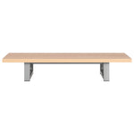 Two Piece Bathroom Furniture Set Ceramic Oak