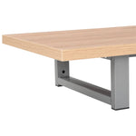 Two Piece Bathroom Furniture Set Ceramic Oak
