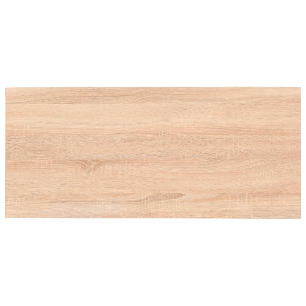 Two Piece Bathroom Furniture Set Ceramic Oak