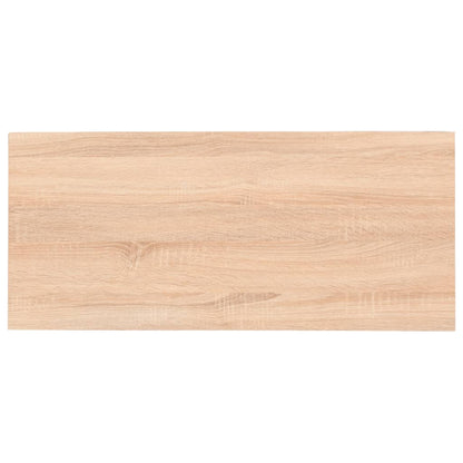 Two Piece Bathroom Furniture Set Ceramic Oak