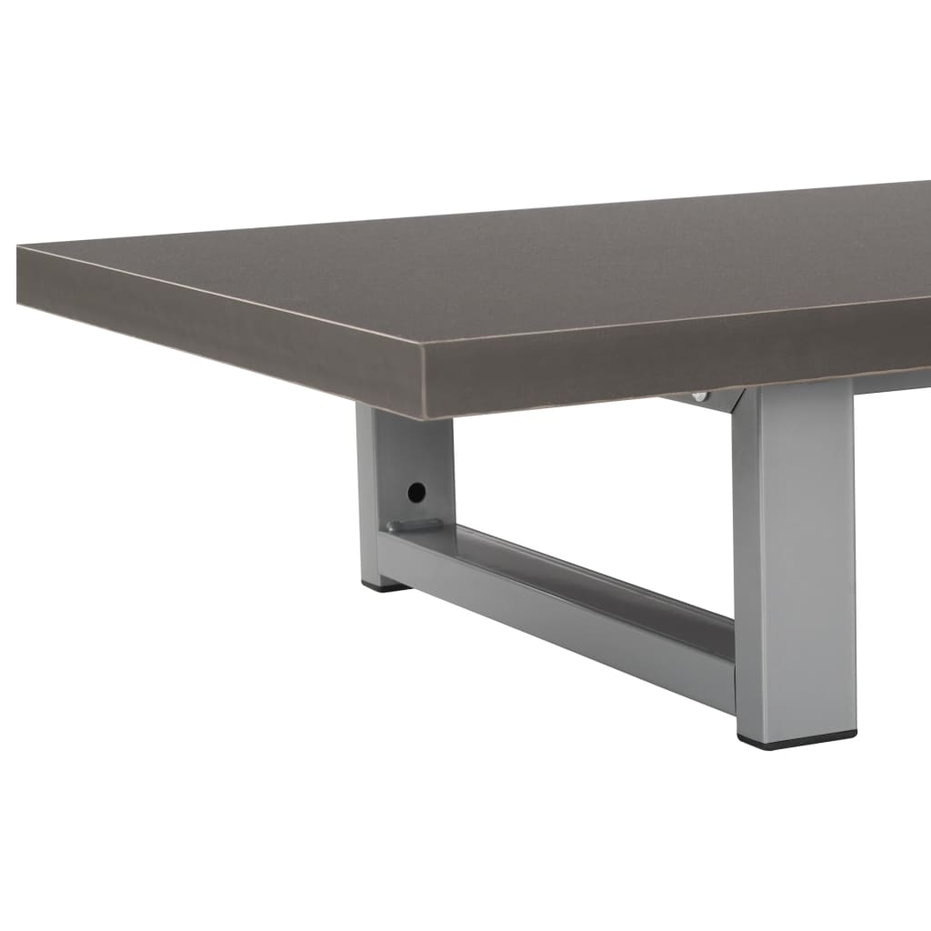Two Piece Bathroom Furniture Set Ceramic Grey