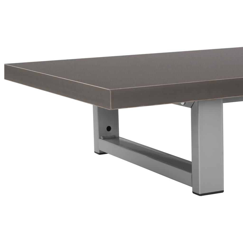 Two Piece Bathroom Furniture Set Ceramic Grey