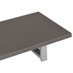 Three Piece Bathroom Furniture Set Ceramic Grey