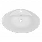 Two Piece Bathroom Furniture Set Ceramic Black